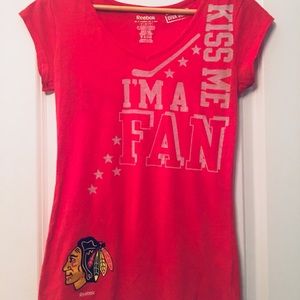 Chicago Blackhawks V-neck T-shirt